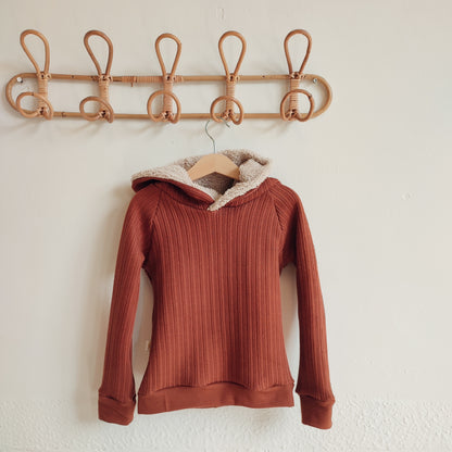 Organic selanik knit sienna