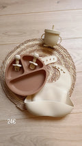 Eetsetje choco/zand