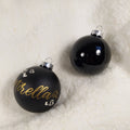 Kerstbal zwart