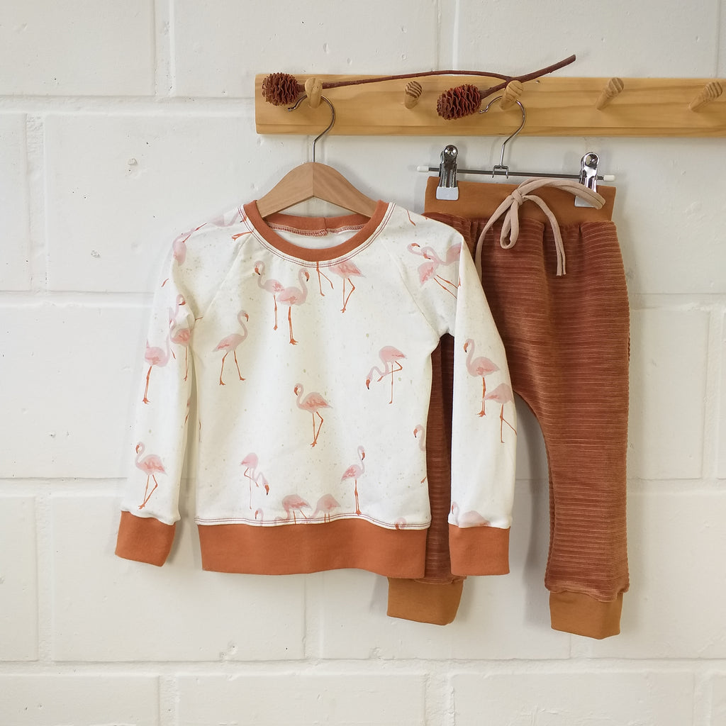 Broekje velours camel