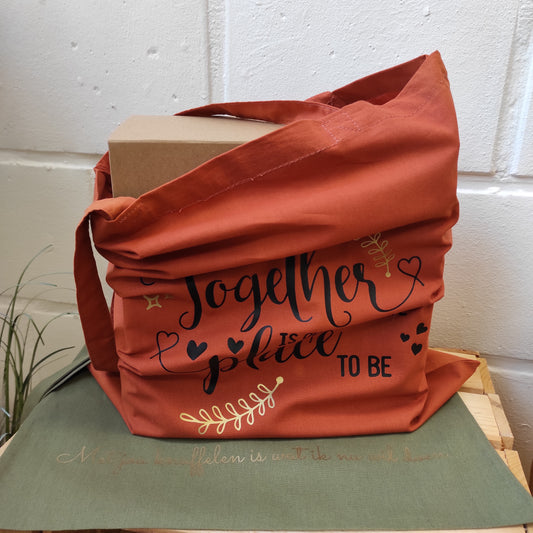 tote bag "Together is my favourite place to be"