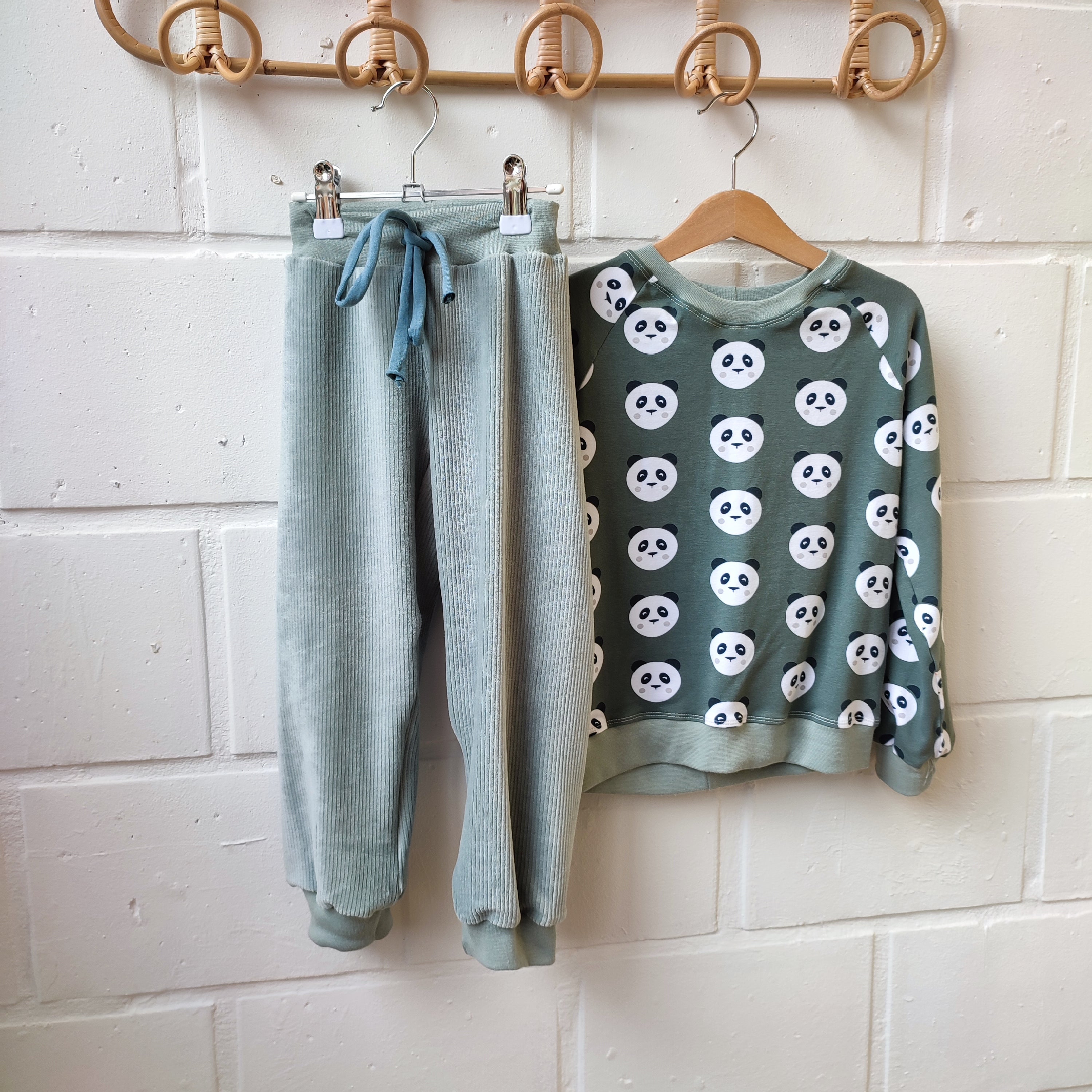 Set panda/velours