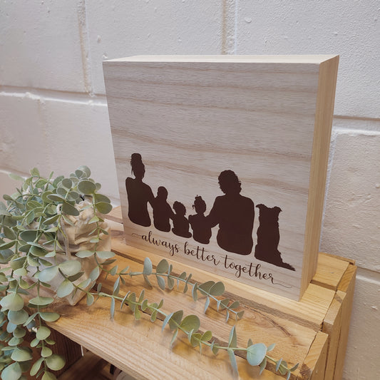 Gepersonaliseerd family portret