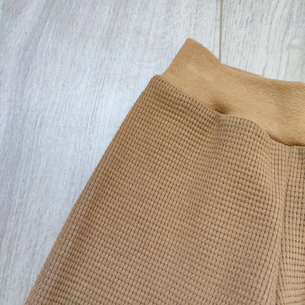 Broek waffle caramel