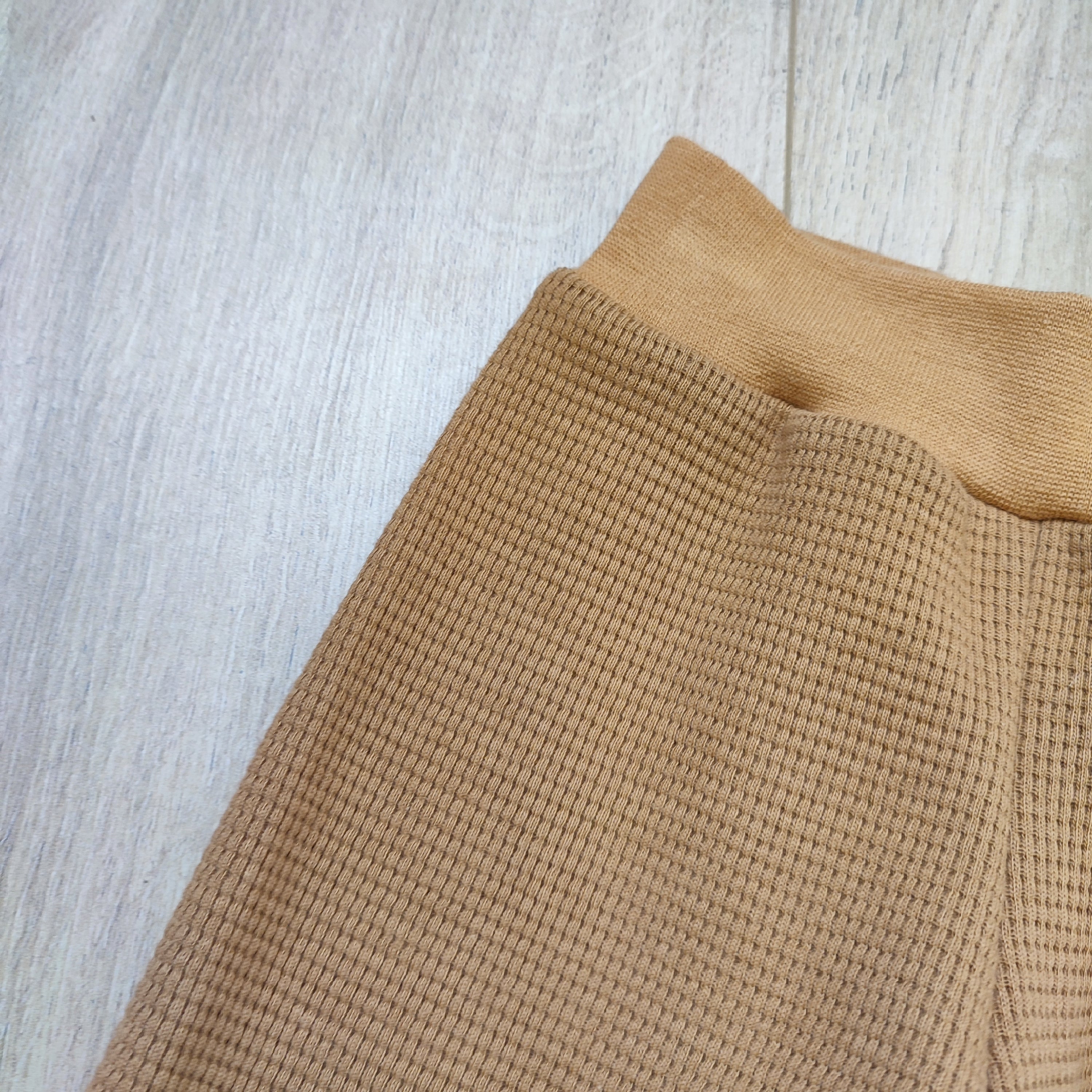Broek waffle caramel