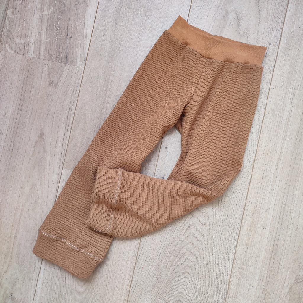 Broek waffle caramel