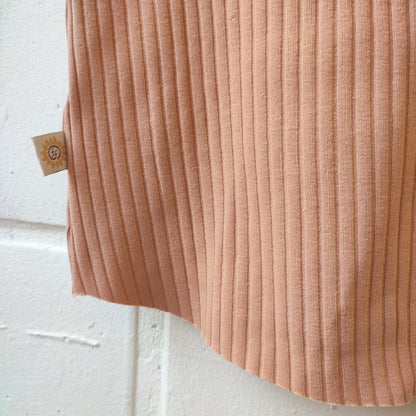 Shirt rib zalm