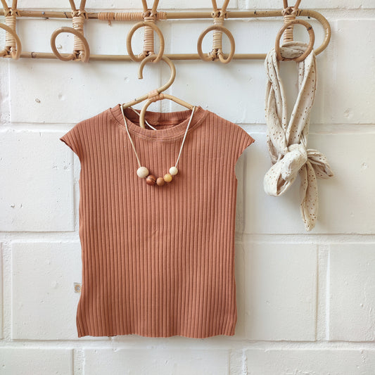 Shirt rib pecan