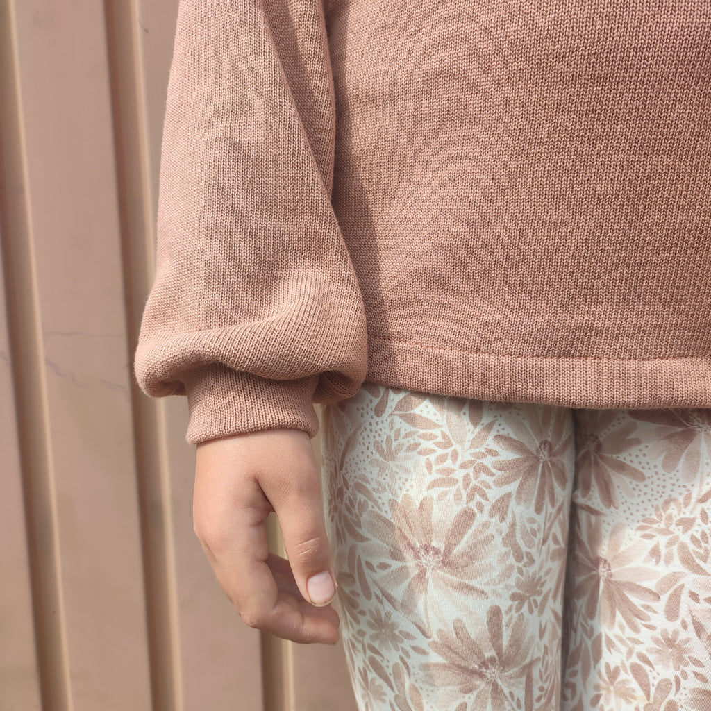 Trui soft knit peach