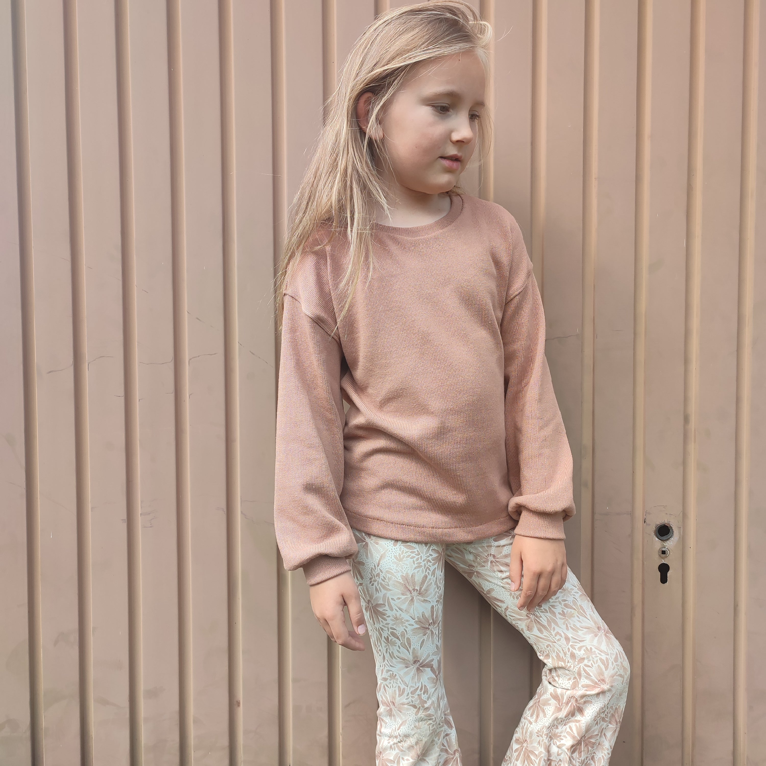 Trui soft knit peach