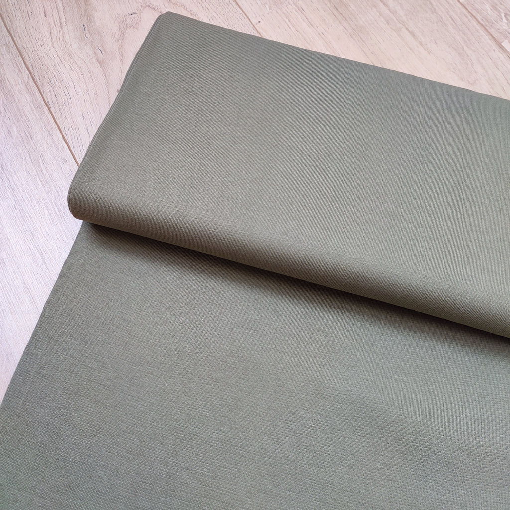 Boordstof olijfgroen