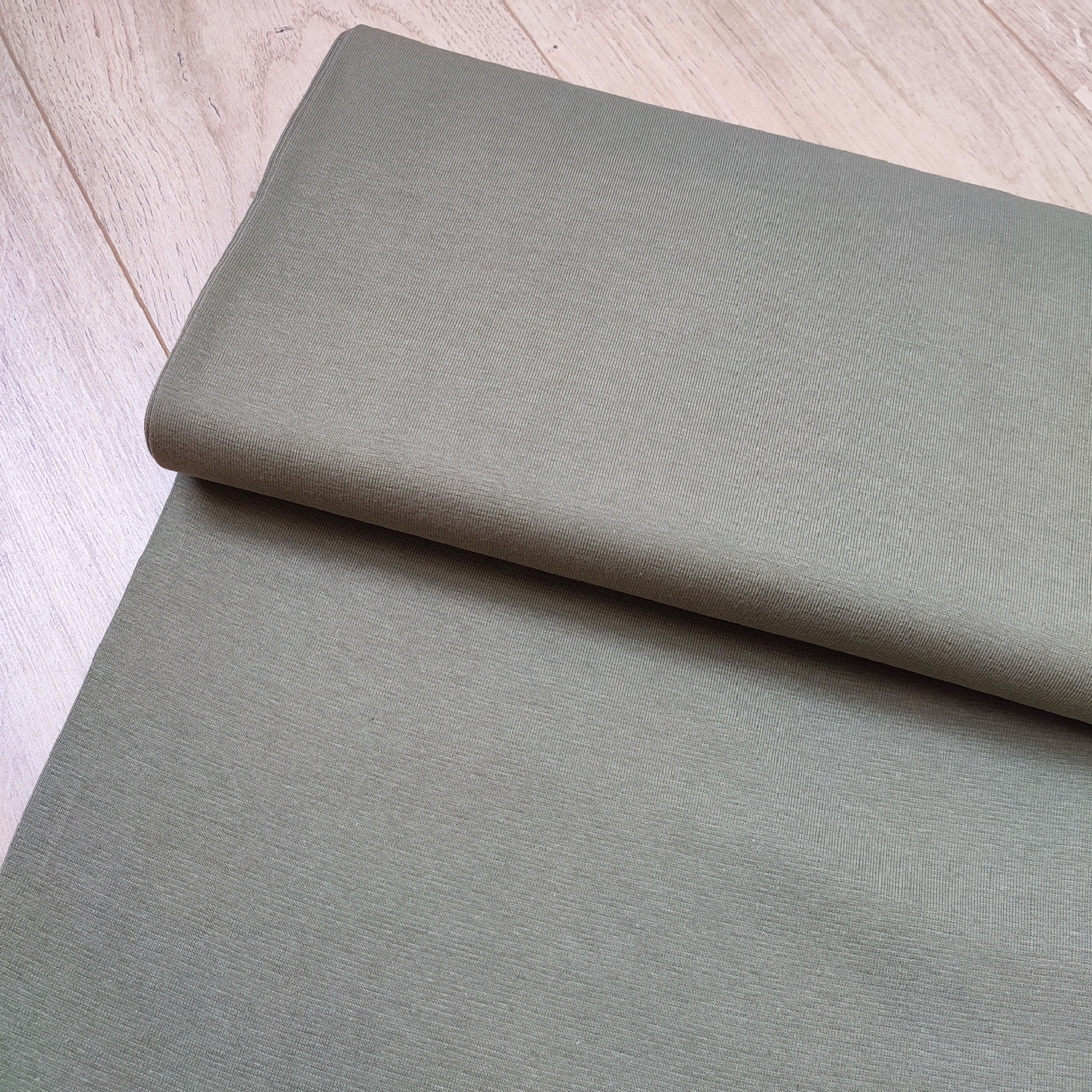 Boordstof olijfgroen