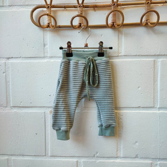 Broekje velours blauw