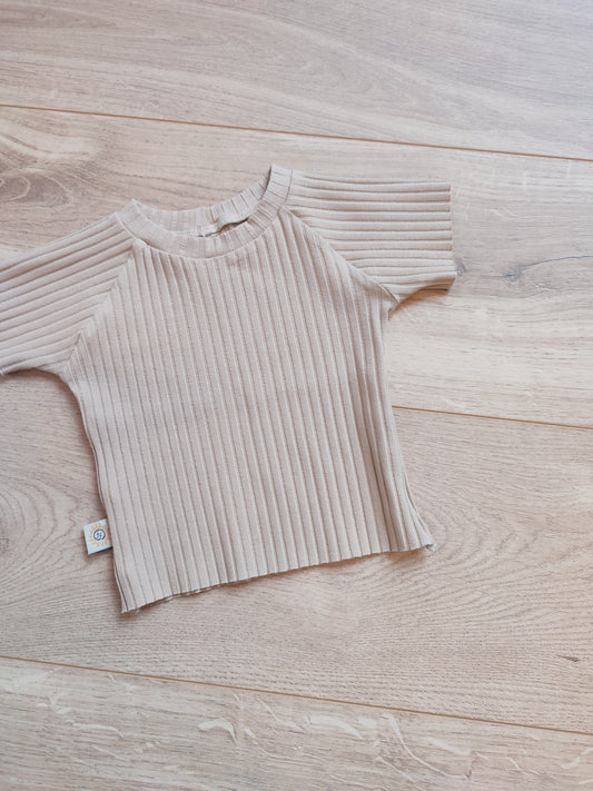 T-shirt rib frappé