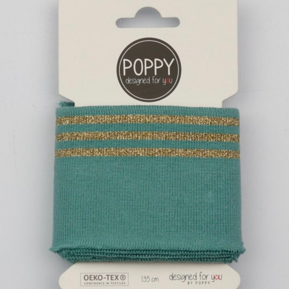 Boordstof munt lurex