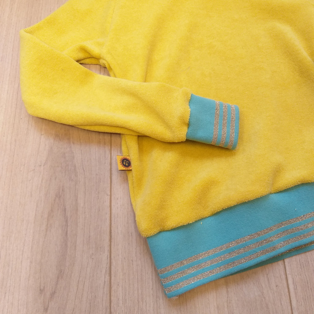 Boordstof munt lurex